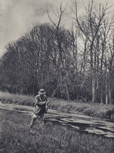 Tidig vår på Kennet (svartvitt foto)