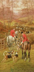 Jaktscen, 1906 av Edward Algernon Stuart Douglas