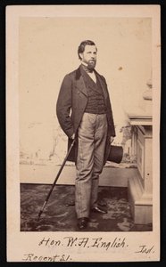 Porträtt av William Hayden English 1822-1896, före 1896.