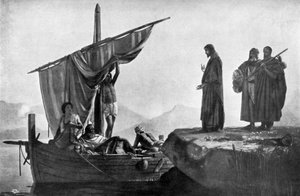 Kristus kallar apostlarna Jakob och Johannes, 1926.