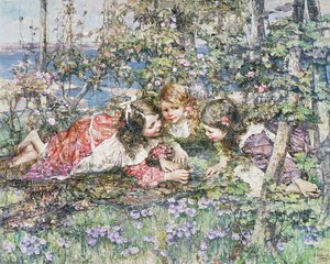 En sommaridyll av Edward Atkinson Hornel