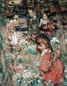 Vårens uppvaknande av Edward Atkinson Hornel