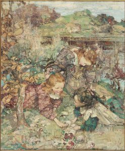 De små svampsamlarna av Edward Atkinson Hornel