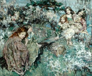 Gungbrädan av Edward Atkinson Hornel