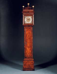 Queen Anne långfodrad klocka, nr. 463 av Edward Banger