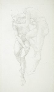 Sittande kvinna av Edward Burne-Jones