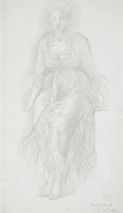 Sittande kvinna av Edward Burne-Jones