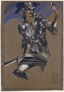 The Perseus Series - Study of Perseus in Armor for The Finding of Medusa
