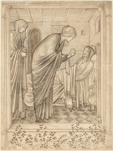 Att besöka sjuka av Edward Burne-Jones