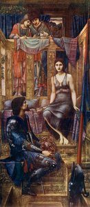 Kung Cophetua och tiggarpigan, 1884, 1912. av Edward Burne Jones