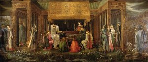 Arthurs sista sömn i Avalon av Edward Burne Jones