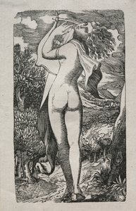 Bacchante eller Spelaren på Lyran av Edward Calvert