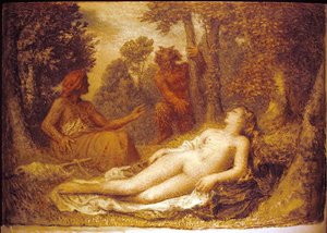 Diana (olja på papper)