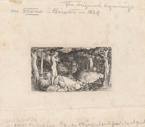 Idealiskt pastoralt liv av Edward Calvert