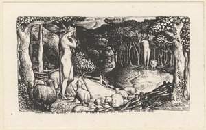 Idealiskt pastoralt liv av Edward Calvert