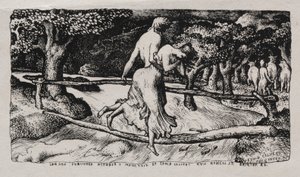 Översvämningen, 1829. av Edward Calvert