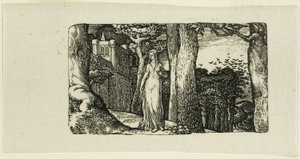 The Lady and the Rooks av Edward Calvert