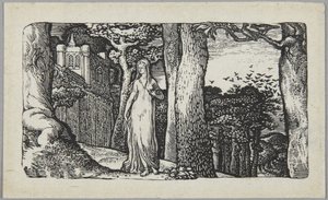Damen med råkorna av Edward Calvert