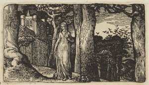 Damen med råkorna av Edward Calvert