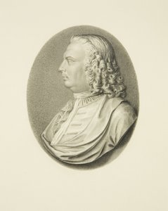 Kopia av Ivory Medallion of Dr Samuel Pye (penna och akvarell på papper)