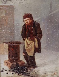 Kastanjeförsäljaren (olja)