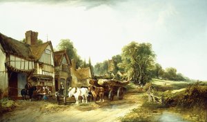 Timbervagnen, 1845 av Edward Charles Williams