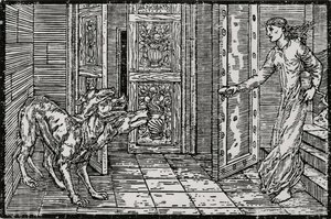 Cerberus av Edward Coley (after) Burne Jones