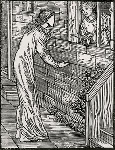 Kommer till den andra av Edward Coley (after) Burne Jones