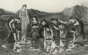 Venus spegel av Edward Coley (after) Burne Jones