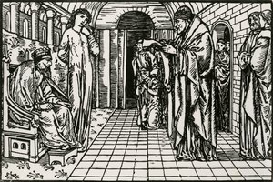 Oraklet av Edward Coley (after) Burne Jones