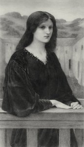 Tyst kväll av Edward Coley (after) Burne Jones