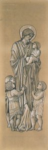 Kristus välsignar de små barnen av Edward Coley Burne Jones