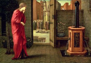 Danae tittar på byggnaden av Brazen Tower, 1872 av Edward Burne Jones