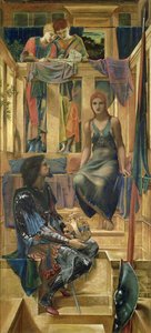King Cophetua and the Beggar Maid - Tecknad studie, 1883 av Edward Burne Jones