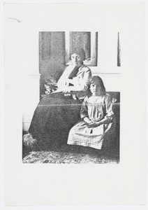 Brev till konstnärens barnbarn Angela Thirkell (penna på papper) av Edward Burne Jones