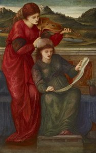 Musik, 1877 av Edward Burne Jones