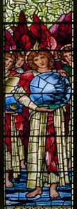 Oxford Harris Manchester College, Morris & Co., Edward Burne-Jones, The Days Of Creation av Edward Coley Burne Jones