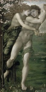 Phyllis och Demophoon, 1870 av Edward Burne Jones
