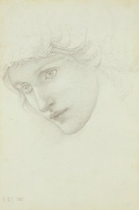 Studie für den Kopf einer Meerjungfrau, 1885