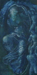Study for the Wheel of Fortune, 1870 (wc på papper) av Edward Burne Jones