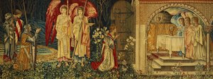 The Achievement of the Holy Graal av Sir Galahad, Sir Bors och Sir Percival, av Edward Burne Jones