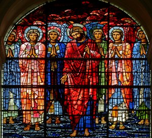 The Ascension, 1885-1897 (målat glas) av Edward Burne Jones