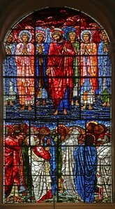 The Ascension, 1885-1897 (målat glas) av Edward Burne Jones