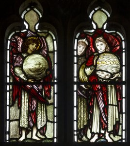 The Days of Creation, 1874 (målat glas) av Edward Burne Jones