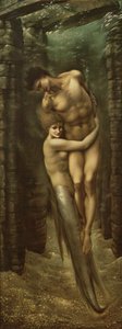 Havets djup, 1886 av Edward Burne Jones