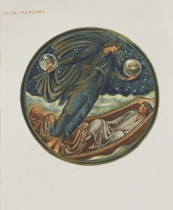Blomsterboken: XXXVI. Falsk Mercury, 1905 (litho med gouache på papper) av Edward Burne Jones