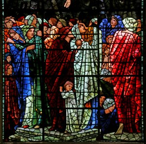 The Last Judgement, 1885-1897 (målat glas) av Edward Burne Jones