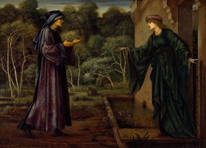 Pilgrimen vid ledighetens port av Edward Burne Jones