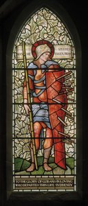 Wilden, All Saints, Morris & Co., Edward Burne-Jones, John Henry Dearle (1859-1932), Fortitude, 1902-1914, Louisa, Alfred, The Baldwins, premiärminister, metodist, Worcestershire, Arts & Crafts, Rudya av Edward Coley and Dearle Burne Jones
