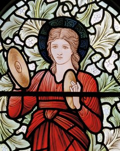 Wilden, All Saints, Morris & Co., Edward Burne-Jones, John Henry Dearle (1859-1932), Miriam, detalj, 1902-1914, Louisa, Alfred, The Baldwins, premiärminister, metodist, Worcestershire, Arts & Crafts,